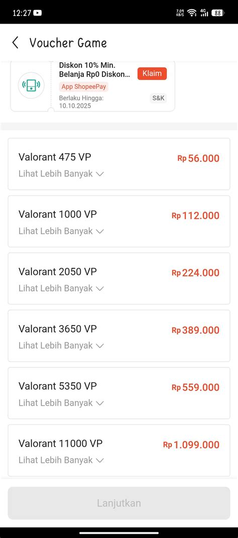 permainan sea games - perhatikan cara bayar voucher koin Valorant takjub diskon besok juga berlaku tenang tunggu image 1