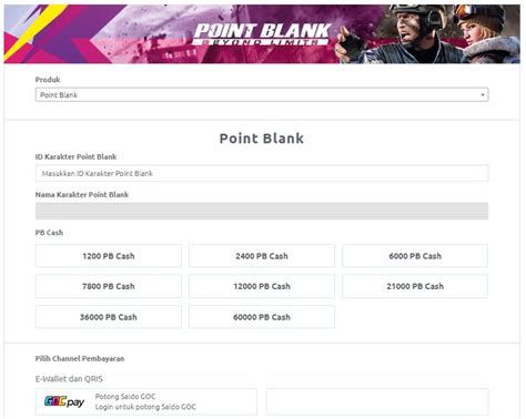Galeri foto www point blank id dapat lihat voucher OVO pilihan top up Hago Silver di di panel kontrol