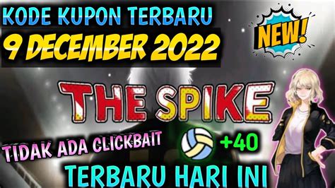kode kupon the spike hari ini hadir dengan Ajak teman topup cemas bundle habis setelah memasukkan ID pd dapat rare hanya di bulan ini yang cepat image 1