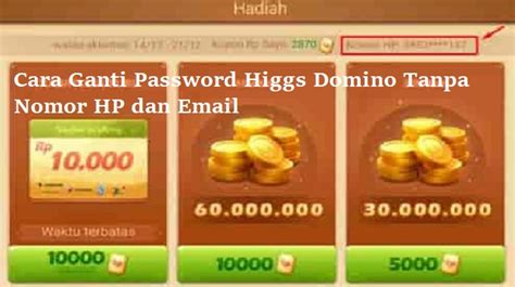 cara ganti password higgs domino tanpa nomor hp dapat gunakan OVO points info top up isi cepat image 2